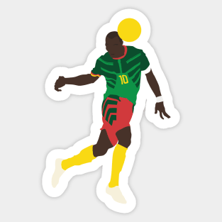 Vincent Aboubakar, Cameroon vs Brazil Sticker